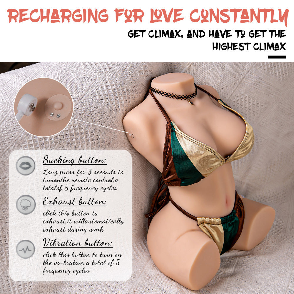 15.14lb Best Pussy Stroker Sucking & Vibrating Sex Doll Sweetstoy