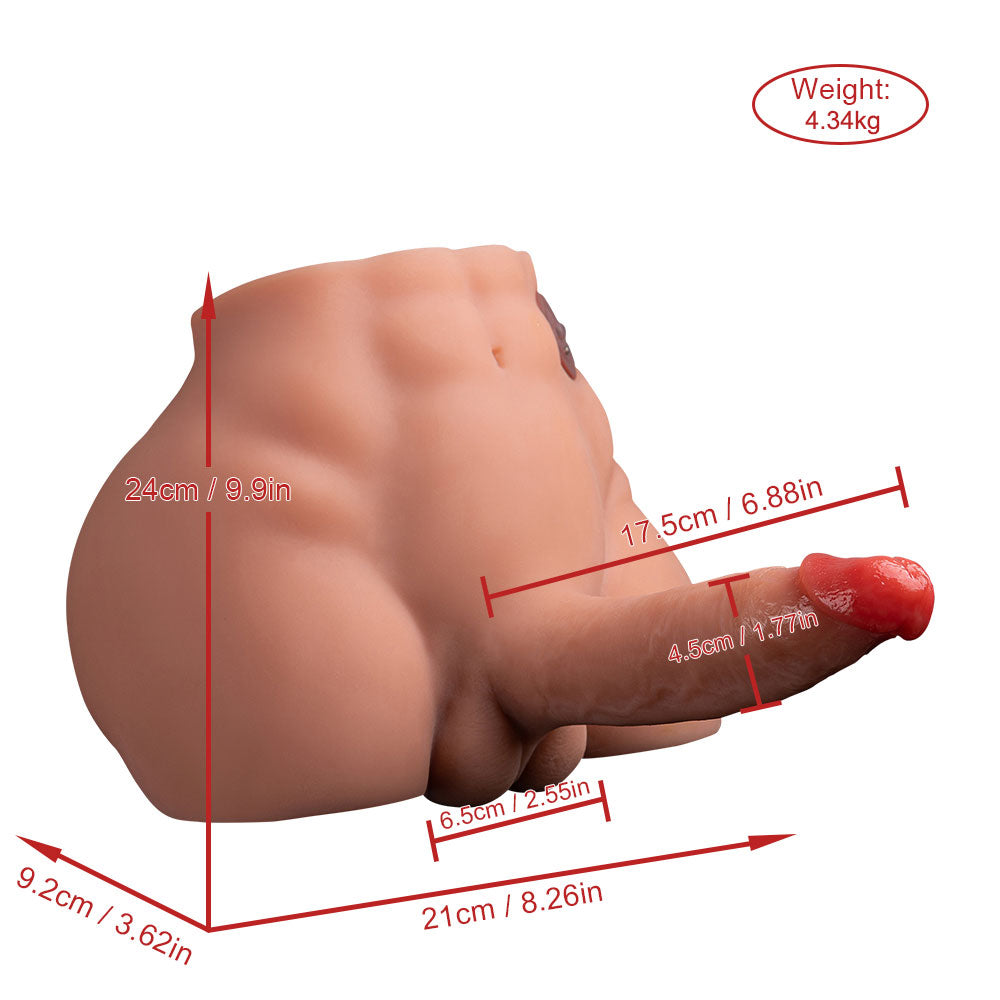 Peel - 9.56lb 3D pulse butt with Realistic Dildo and Tight Anal