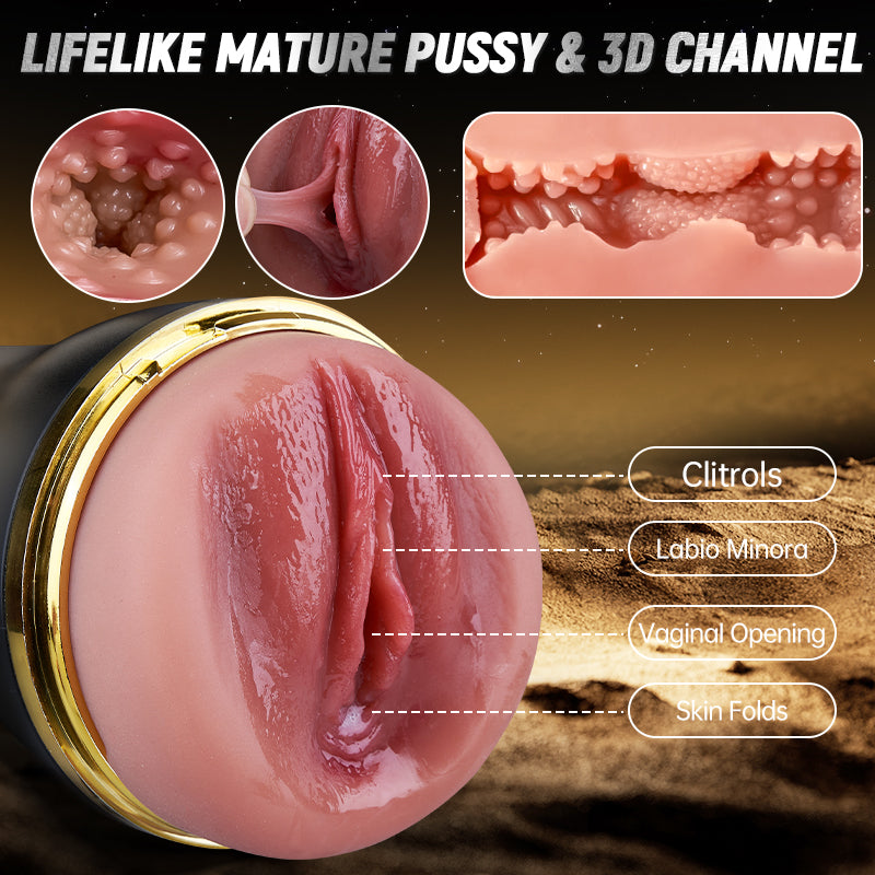 The Captain 10 Vibrating Sucking Deep Throat Male Stroker Sweetstoy