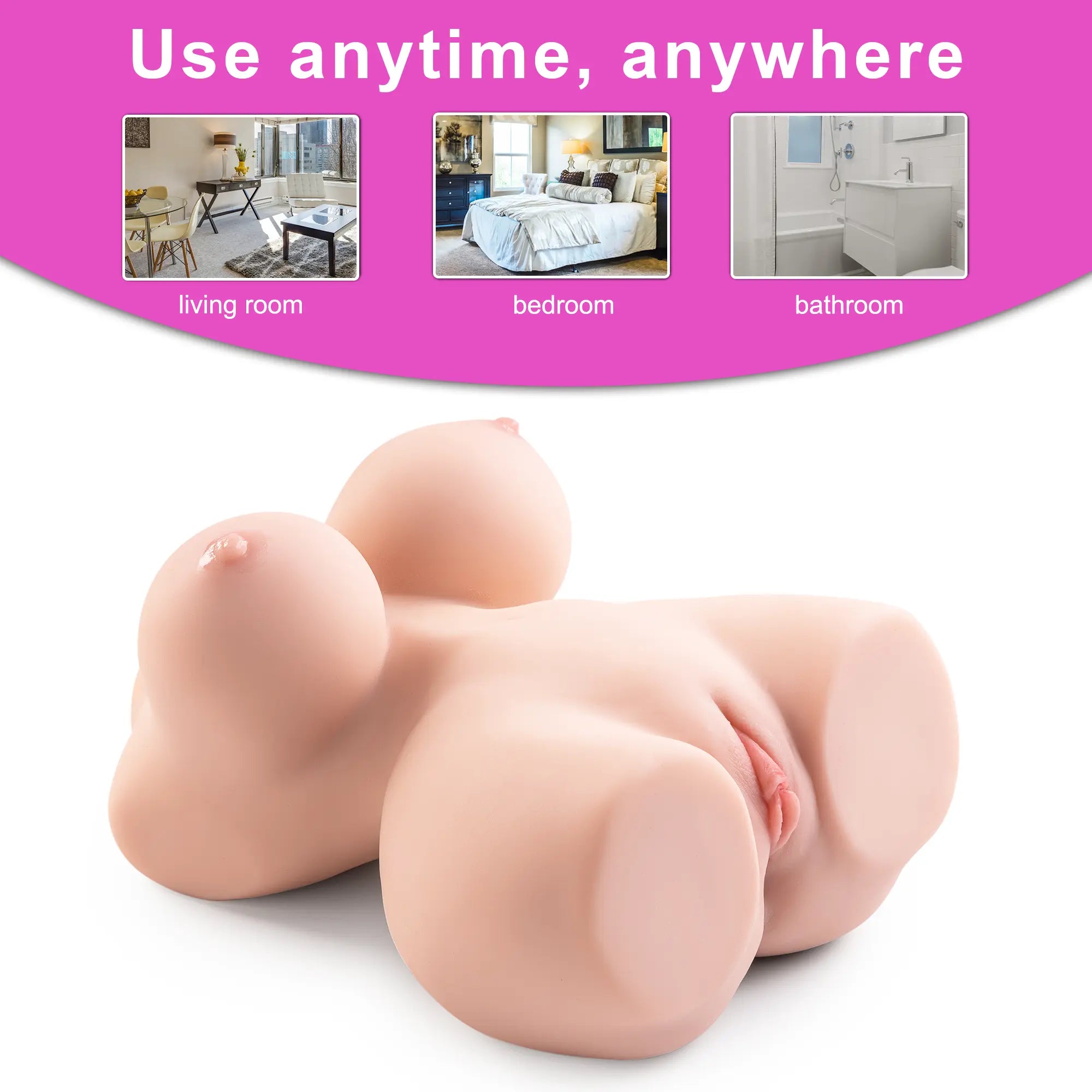 Delilah -  10.5lb Large Breasts Sex Doll Dual Channel Sweetstoy