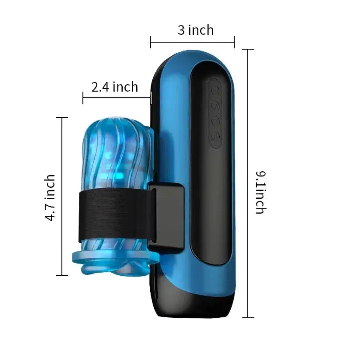 External Auto Masturbation Cup 10 Vibration 5 Speeds & 6 Stroking Modes Sweetstoy