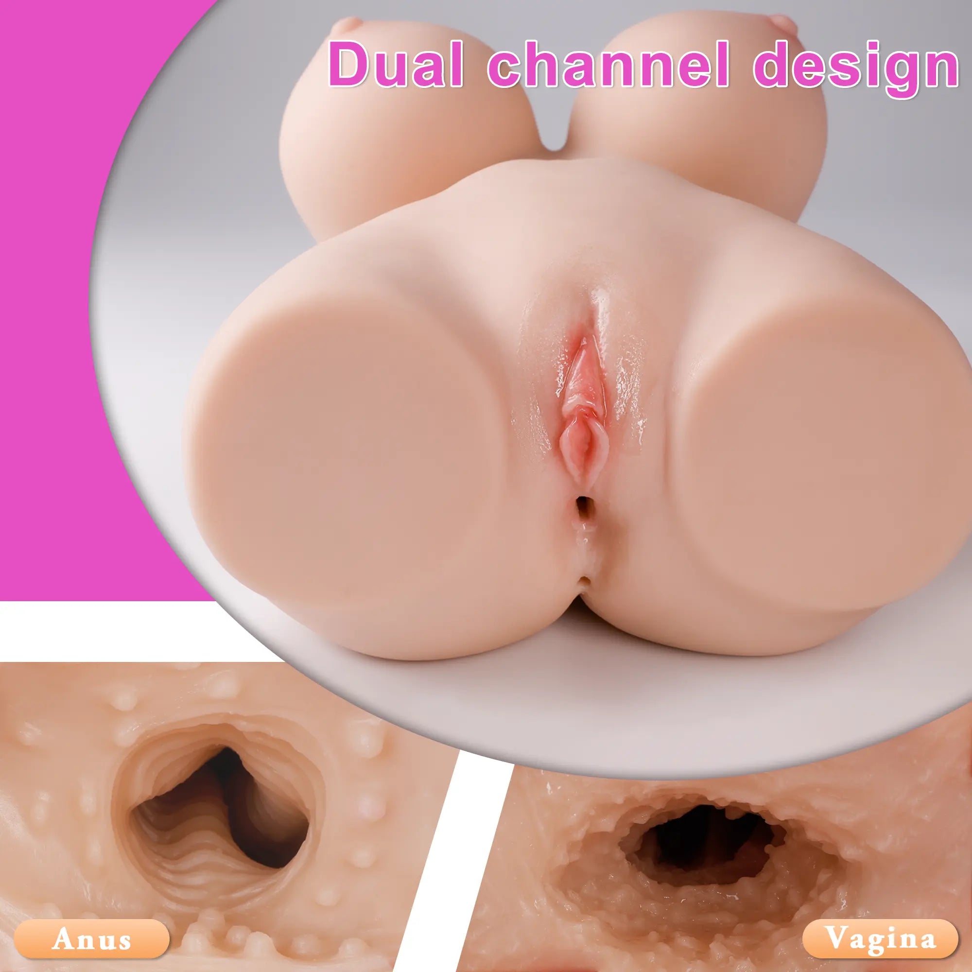 Delilah -  10.5lb Large Breasts Sex Doll Dual Channel Sweetstoy