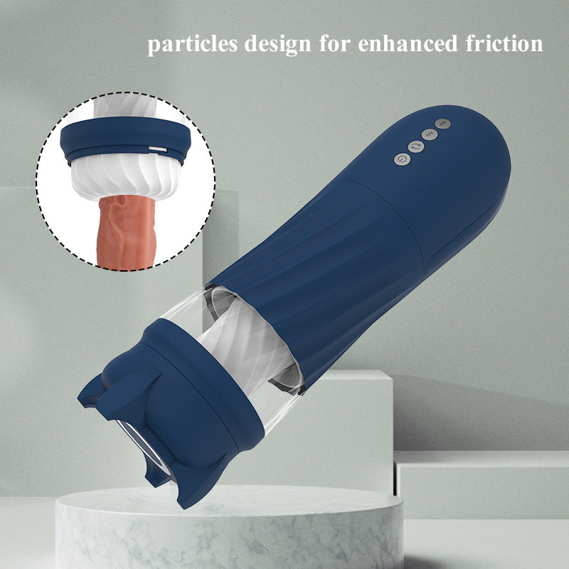 Rocket 3d Realistic Textured Electric Stroker With 5 Thrusting Rotating Modes Sweetstoy