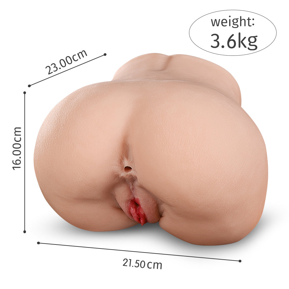 7.94lb Olga's big fat butt male masturbation double channel