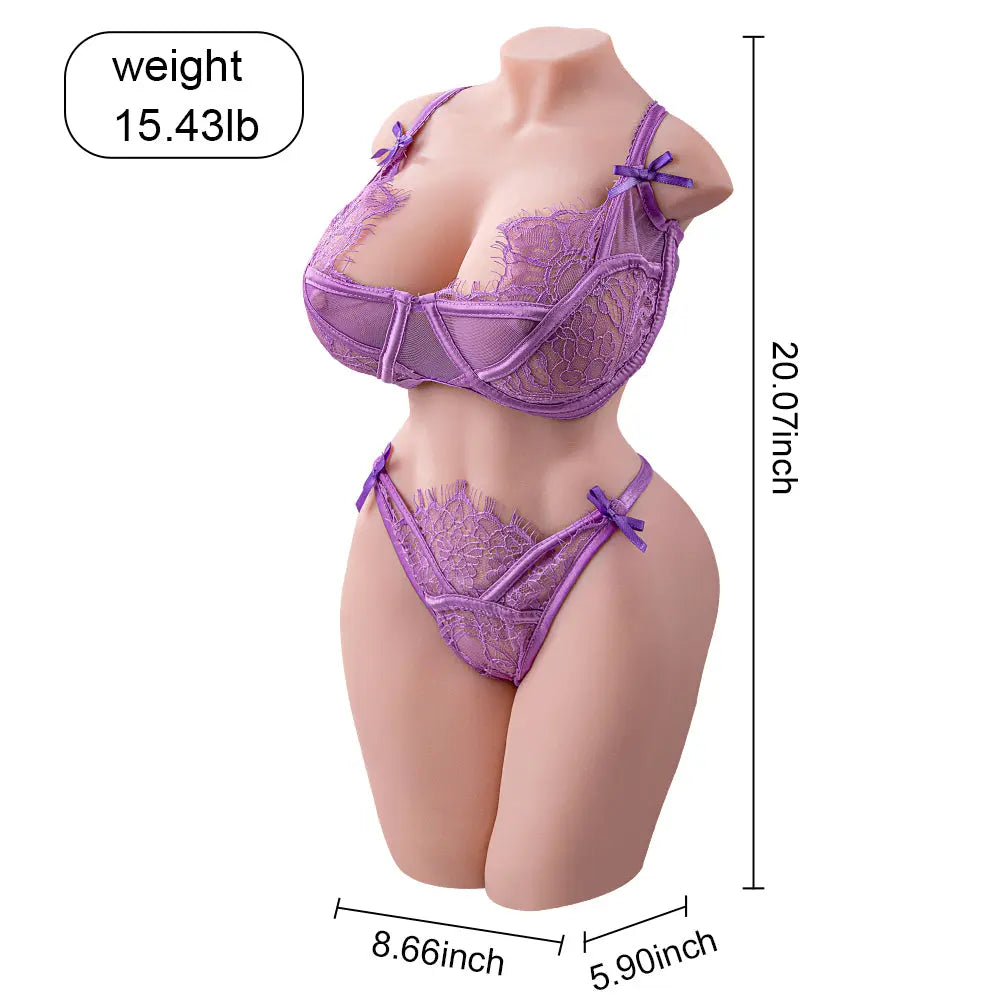 15.43lb young sexy girl Rachel have double channel safety silicone My Store