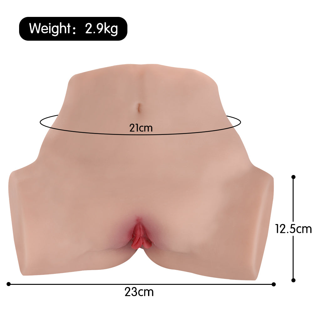 6.39lb beautiful buttocks realistic skin and touch double hole design