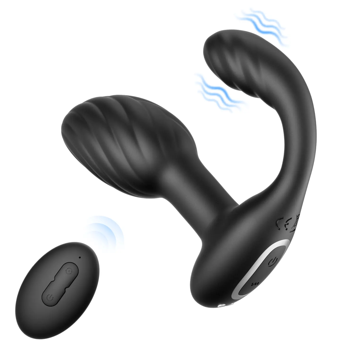 Harper - Vibrating & Rotating Butt Plug with Remote Control - Sweetstoy