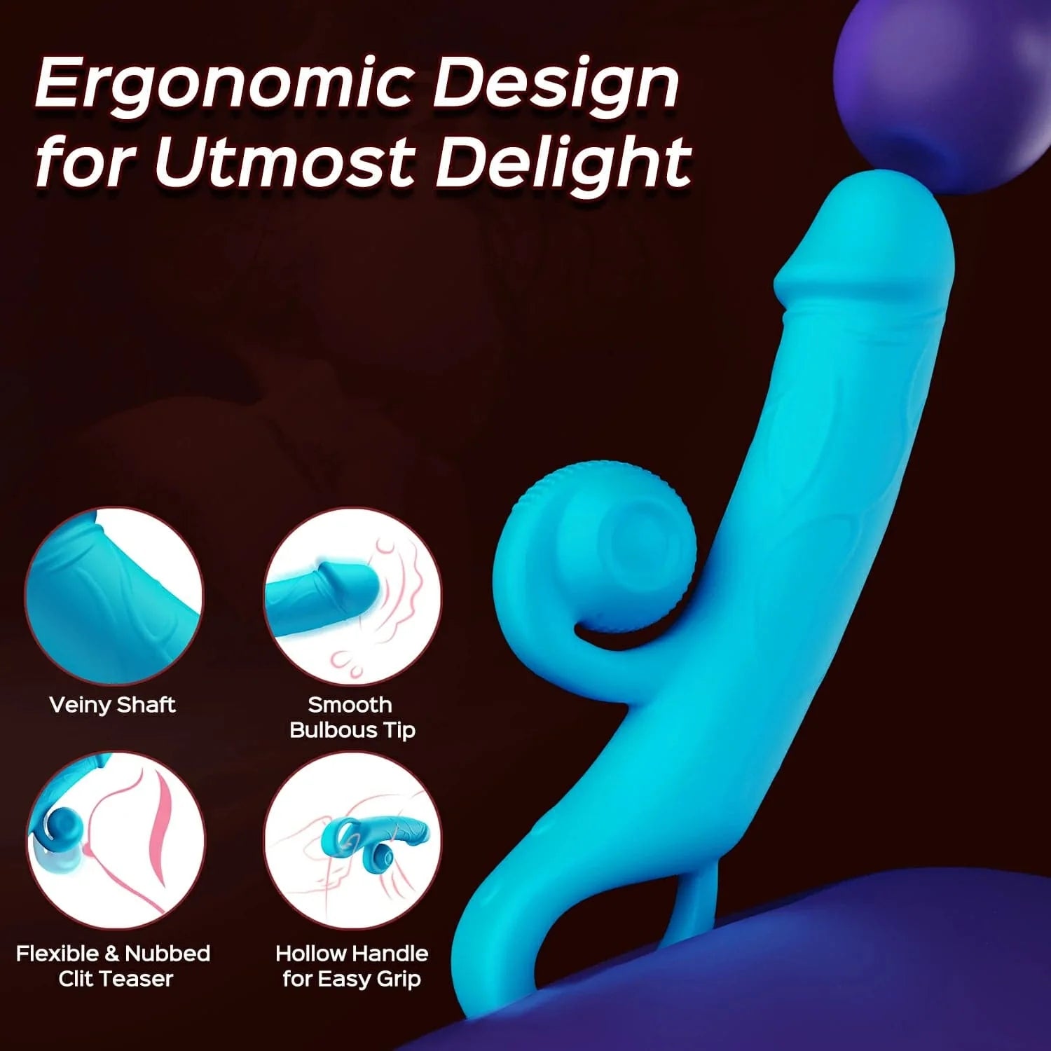 Laura β 10-Mode Clitoral & G-Spot Vibrator for Intense Dual Stimulation