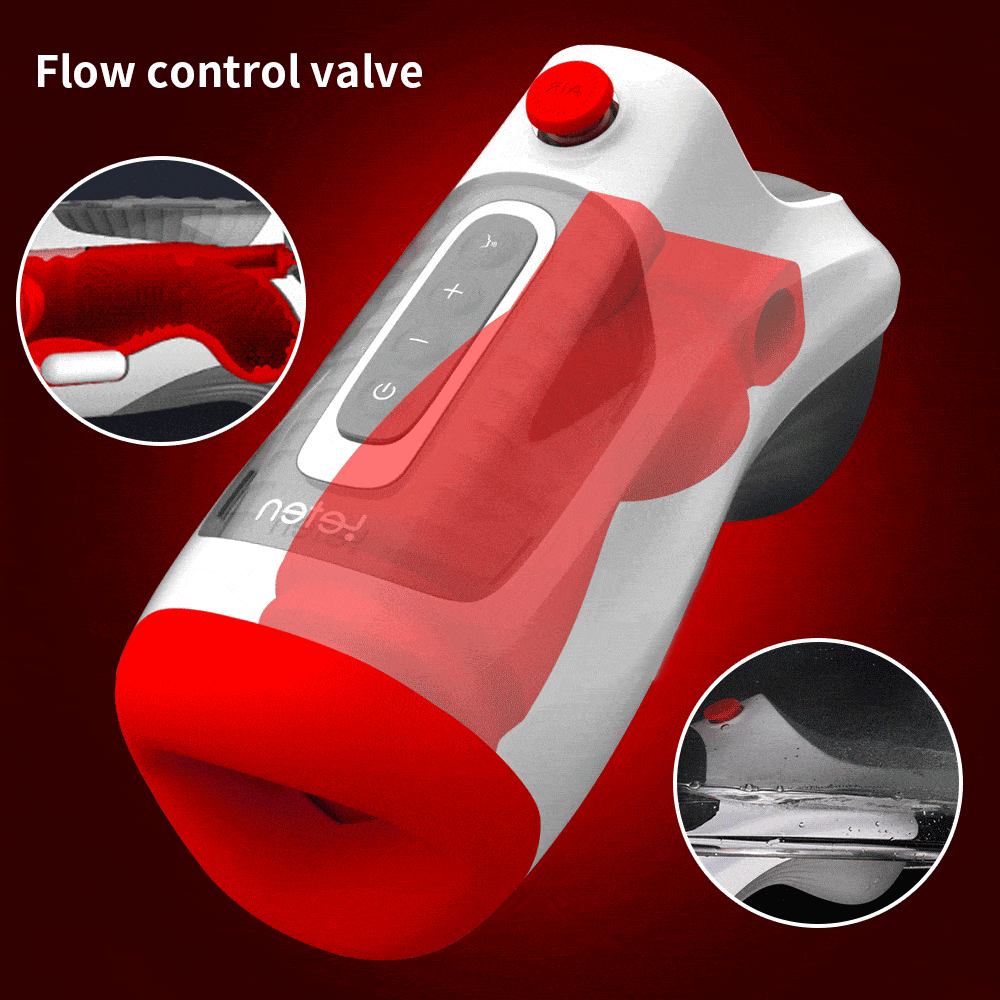 Leten Deep Throat Air Control Vacuum Sucking Blowjob Masturbator with 10 Vibrations for Male Stimulation