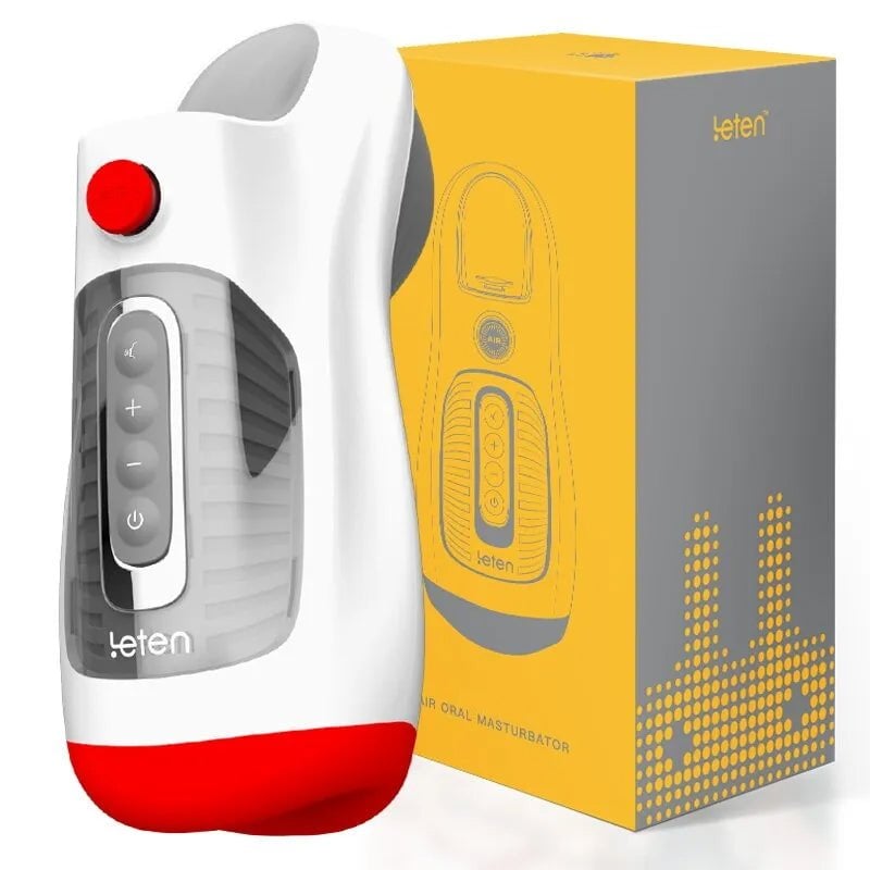 Leten Deep Throat Air Control Male Masturbator with 7 Vibrating & 3 Sucking Modes
