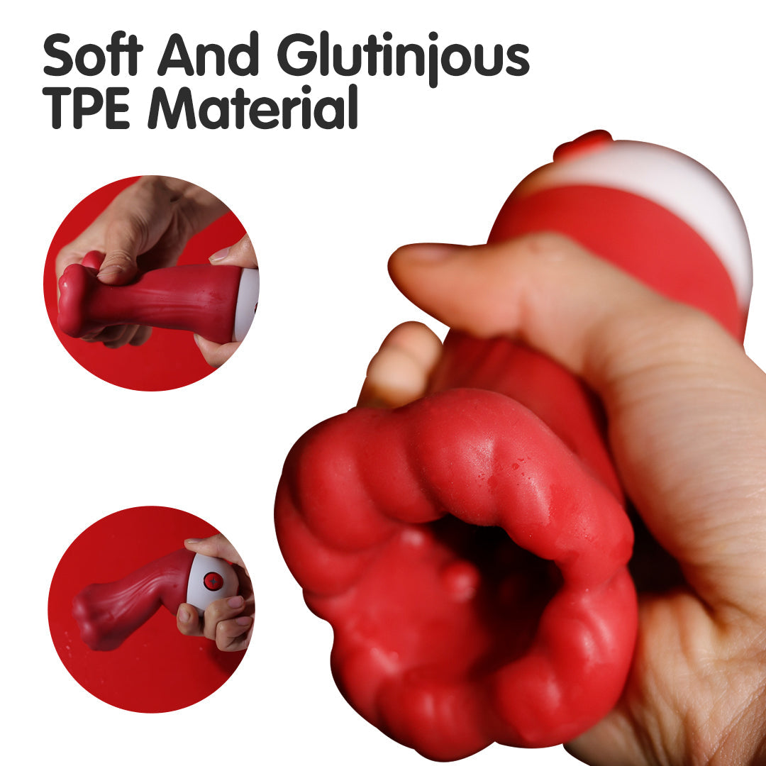 Big Mouth Flower β Penis Training Masturbator with 10 Vibrations