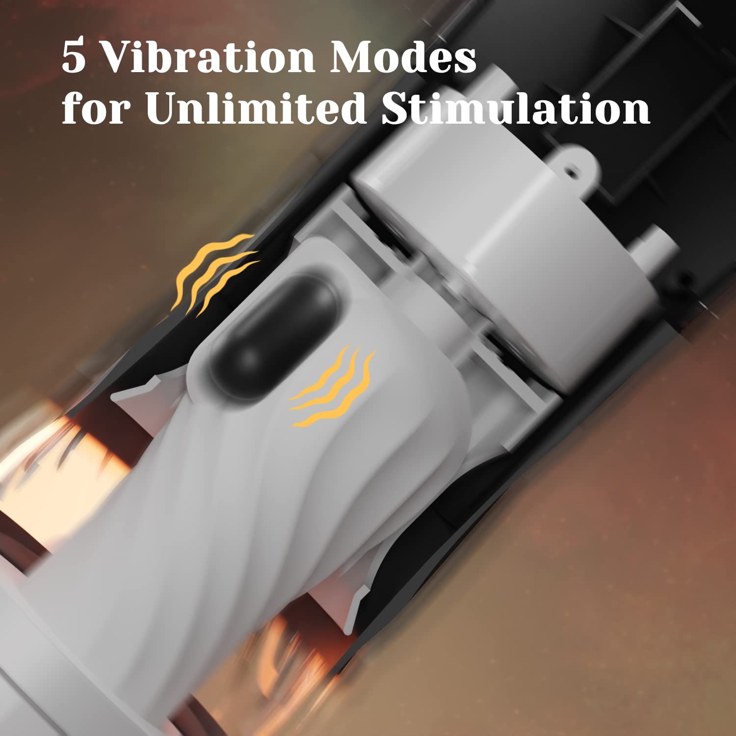 Rocket 3d Realistic Textured Electric Stroker With 5 Thrusting Rotating Modes Sweetstoy