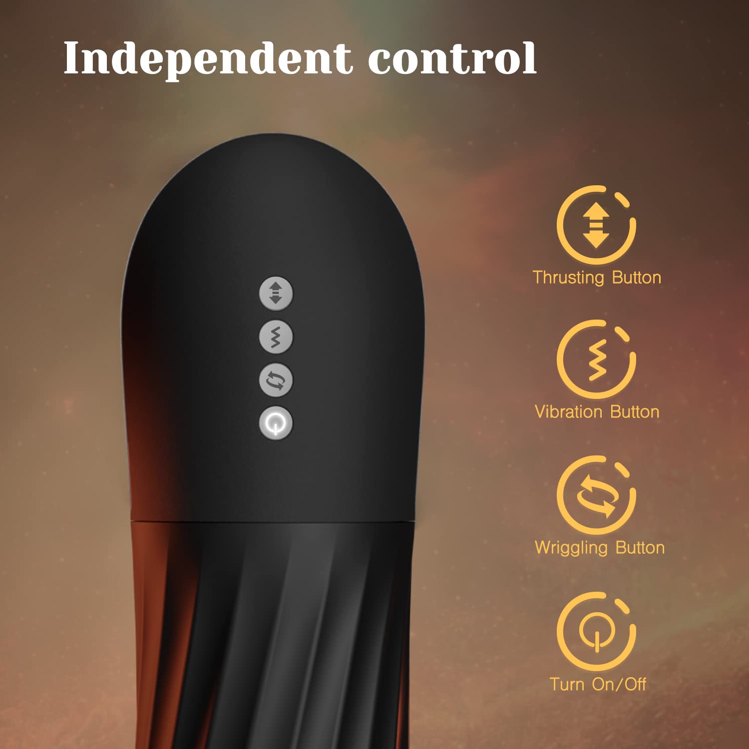 Rocket 3d Realistic Textured Electric Stroker With 5 Thrusting Rotating Modes Sweetstoy
