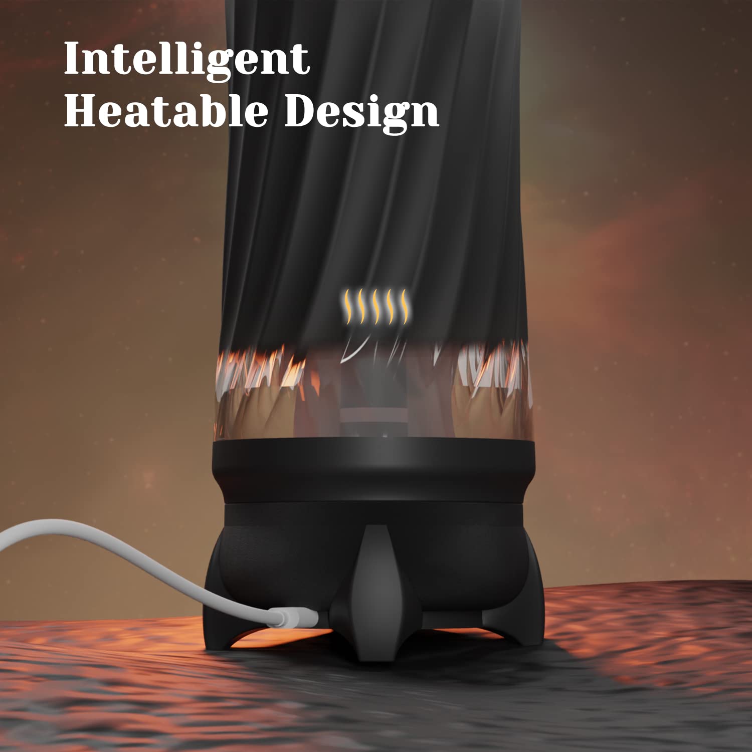 Rocket 3d Realistic Textured Electric Stroker With 5 Thrusting Rotating Modes Sweetstoy