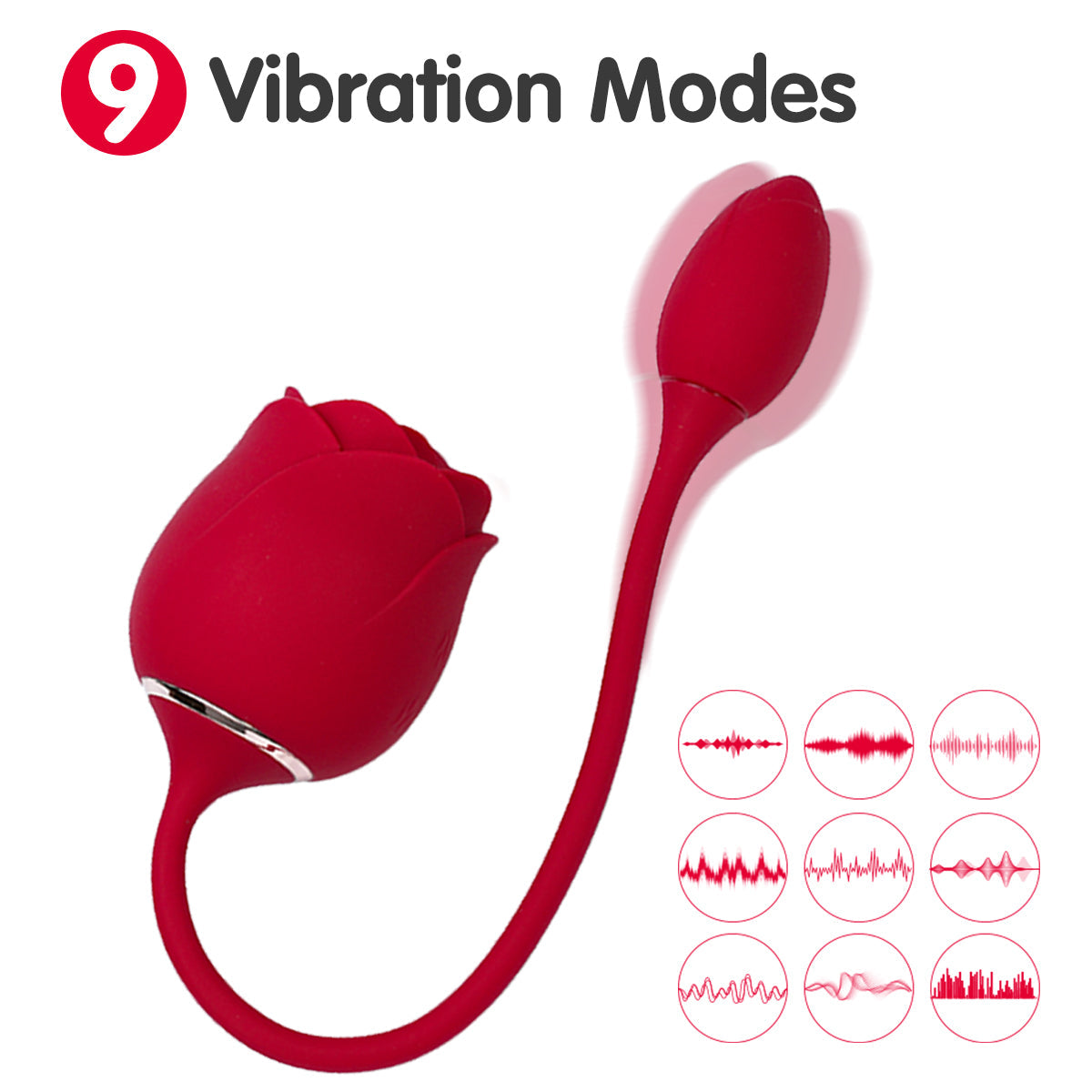 Immortal Flower Clitoral Suction Stimulator with Vibrating Sensation