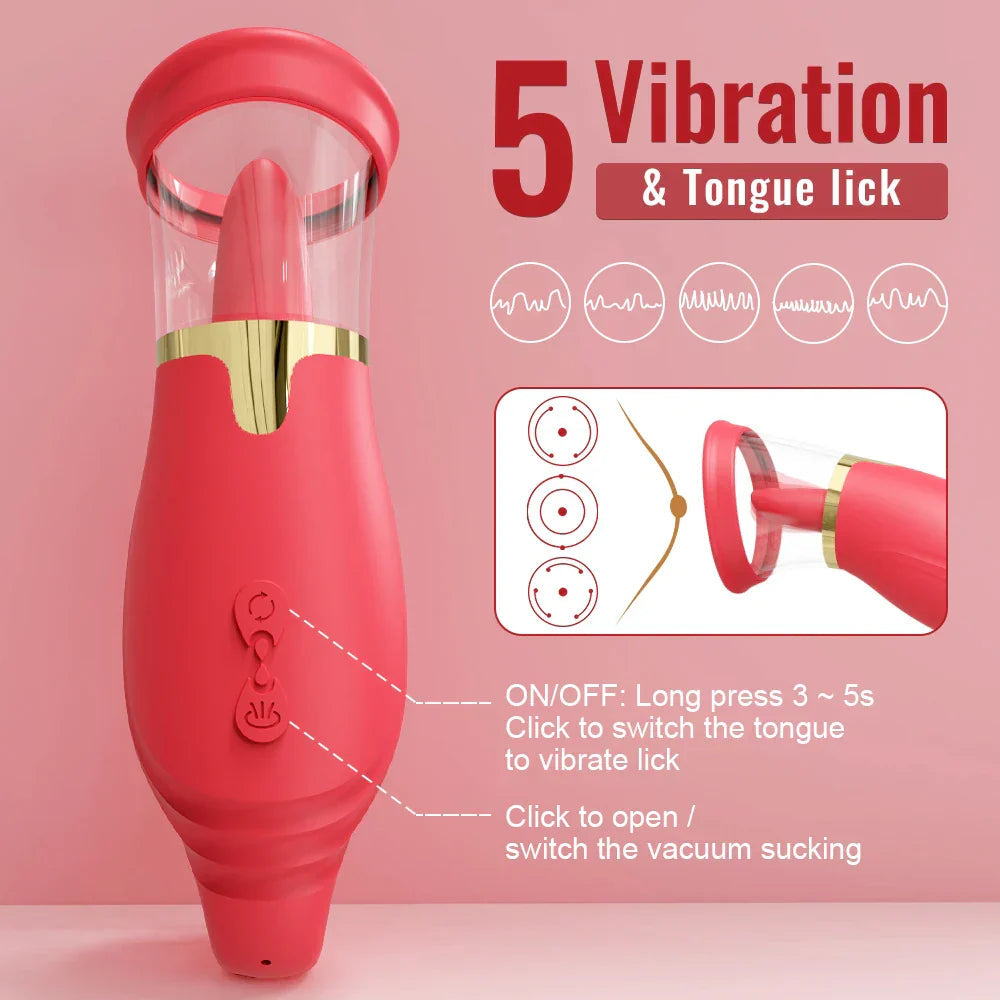Air Touch Licking Tongue Vibrators Sweetstoy