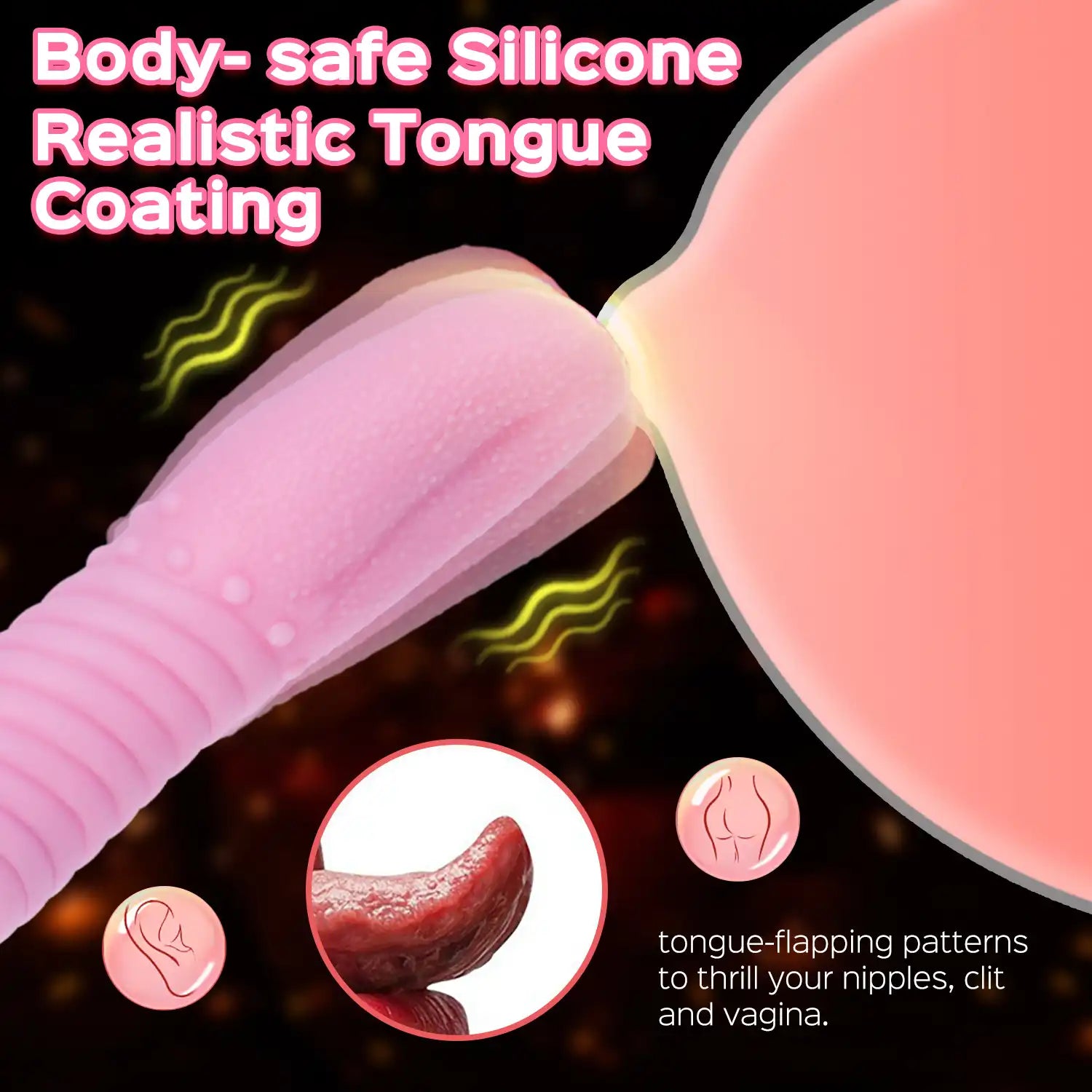 Multi-function Tongue Vibrator with Heating Feature