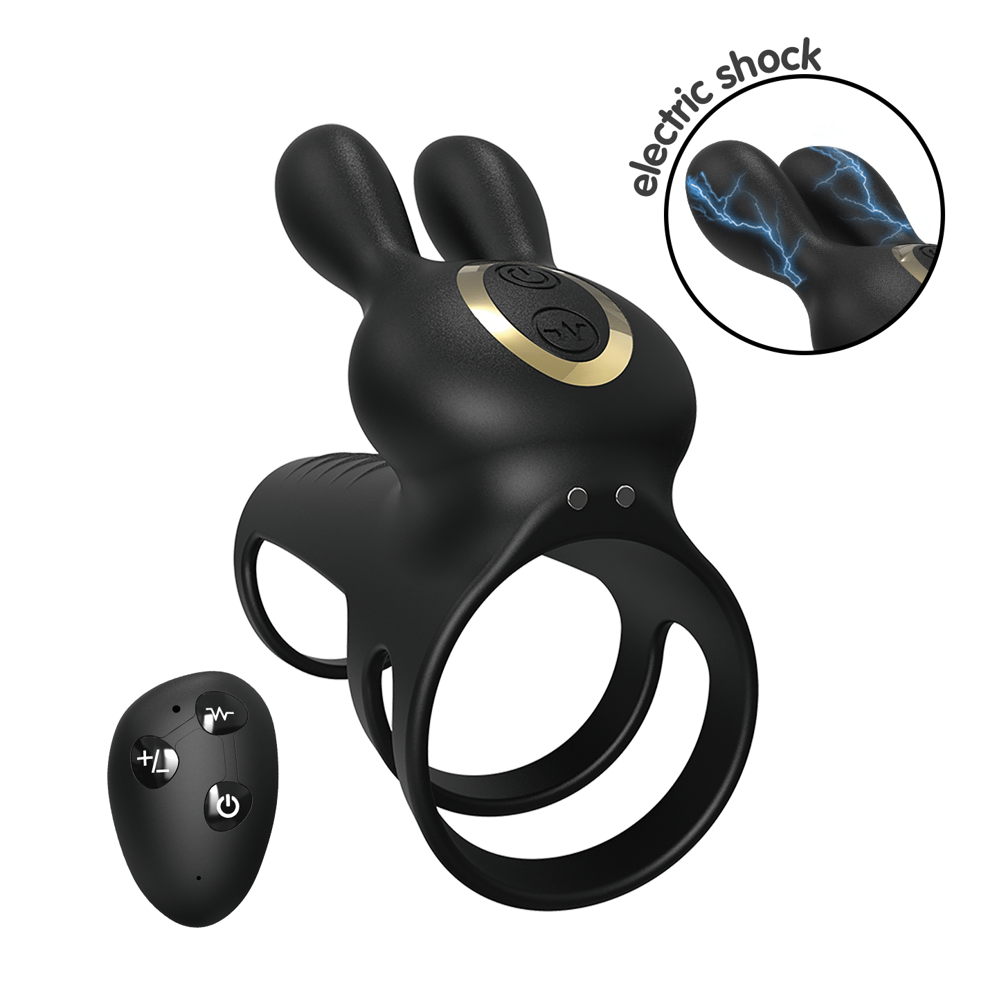 E-Bunny Vibrating Penis Ring – Rechargeable Couple Toy for Enhanced Climax