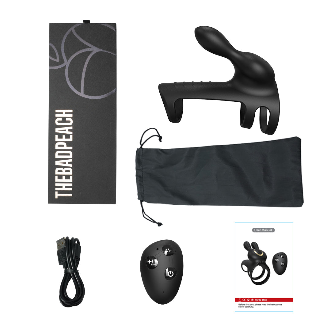 E-Bunny Vibrating Penis Ring – Rechargeable Couple Toy for Enhanced Climax