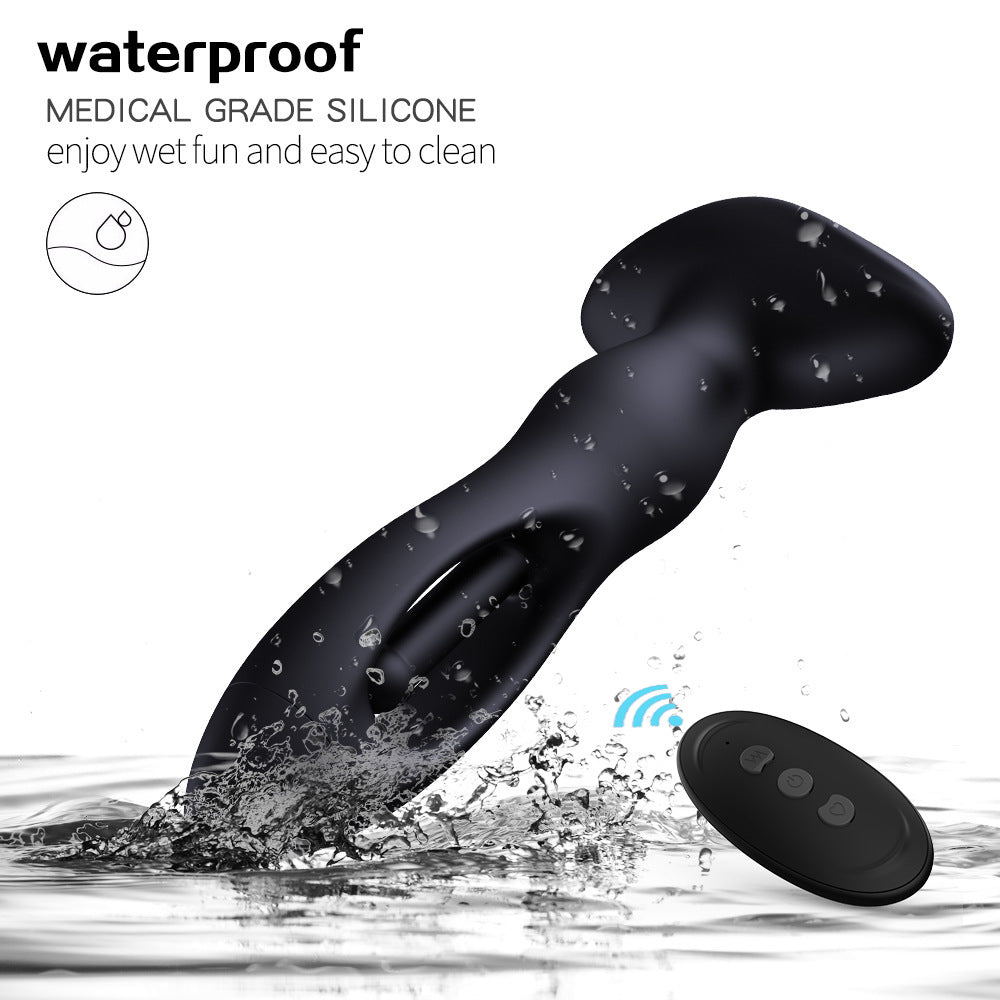 Anal plug, wireless remote control swing vibration massager, prostate orgasm masturbation silicone anal plug Sweetstoy
