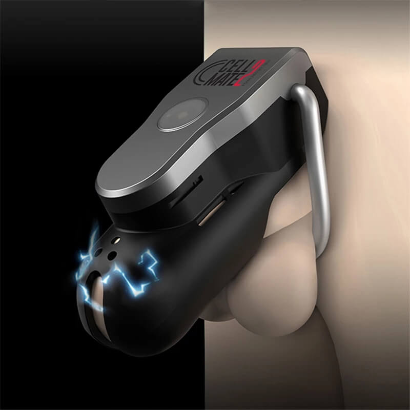 QIUI 2 - APP Control Electric Shock Male Chastity Device