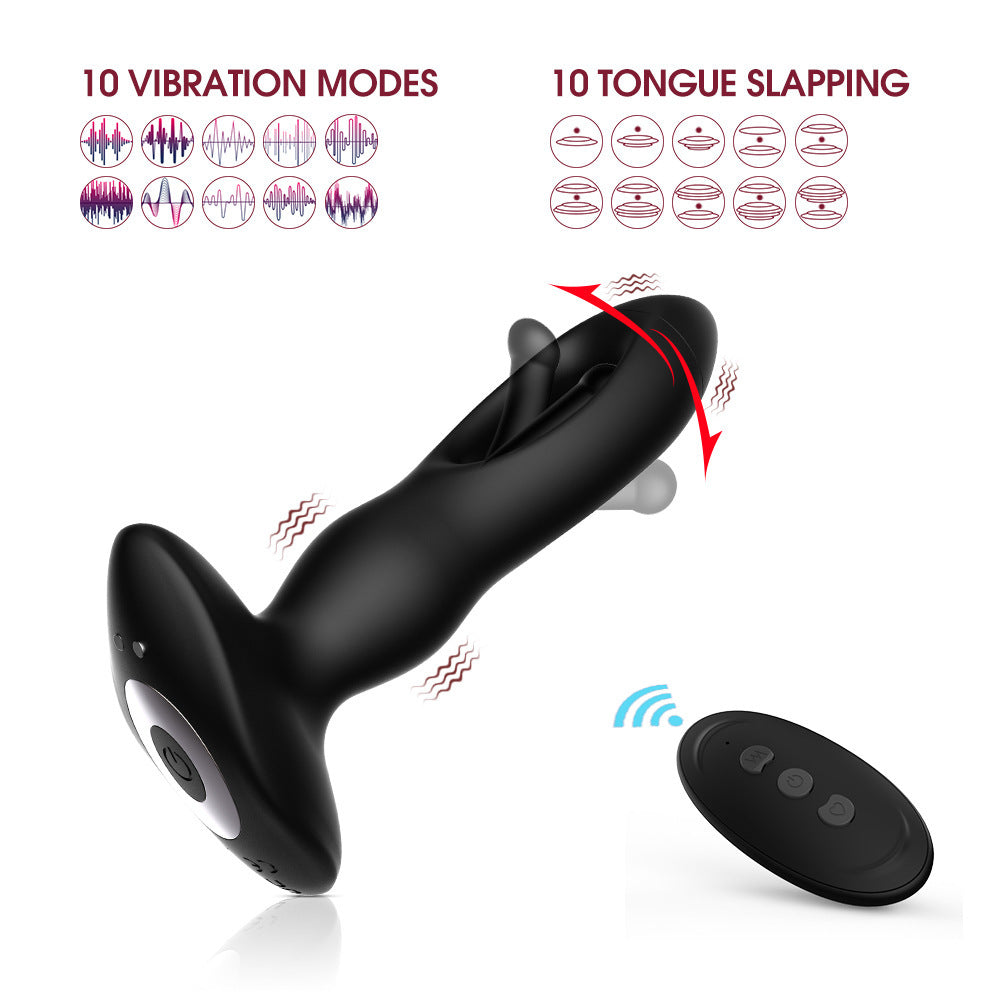 Anal plug, wireless remote control swing vibration massager, prostate orgasm masturbation silicone anal plug Sweetstoy