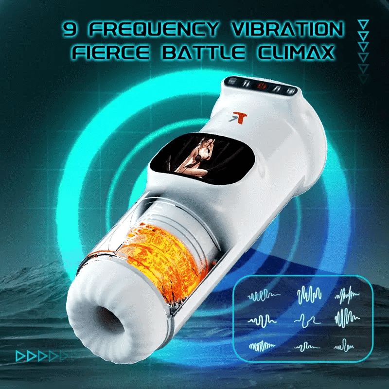 New Tifforun UFO Masturbation Cup 9 Vibrating & Thrusting Modes