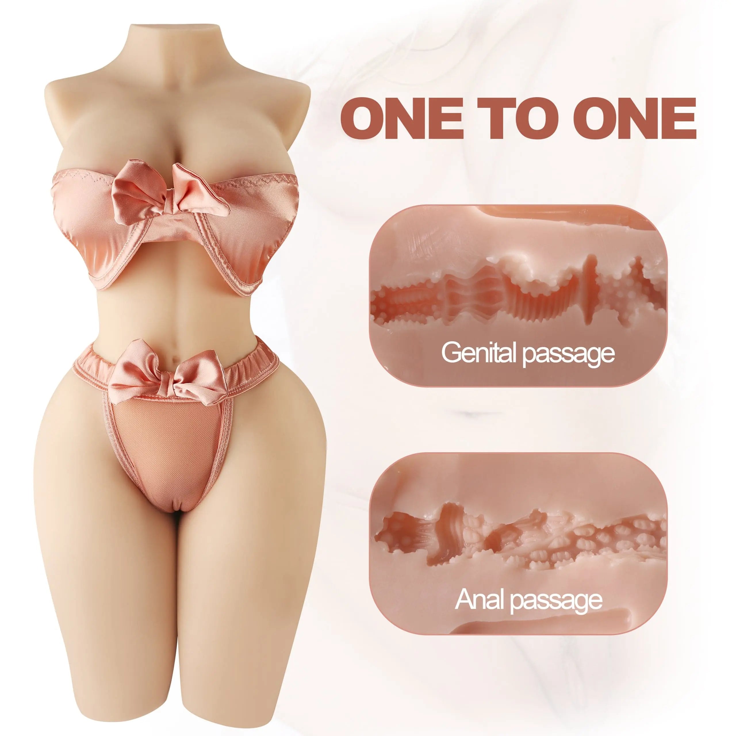 18.29lb Huge breast double channel sexy realistic torso sex doll Sweetstoy