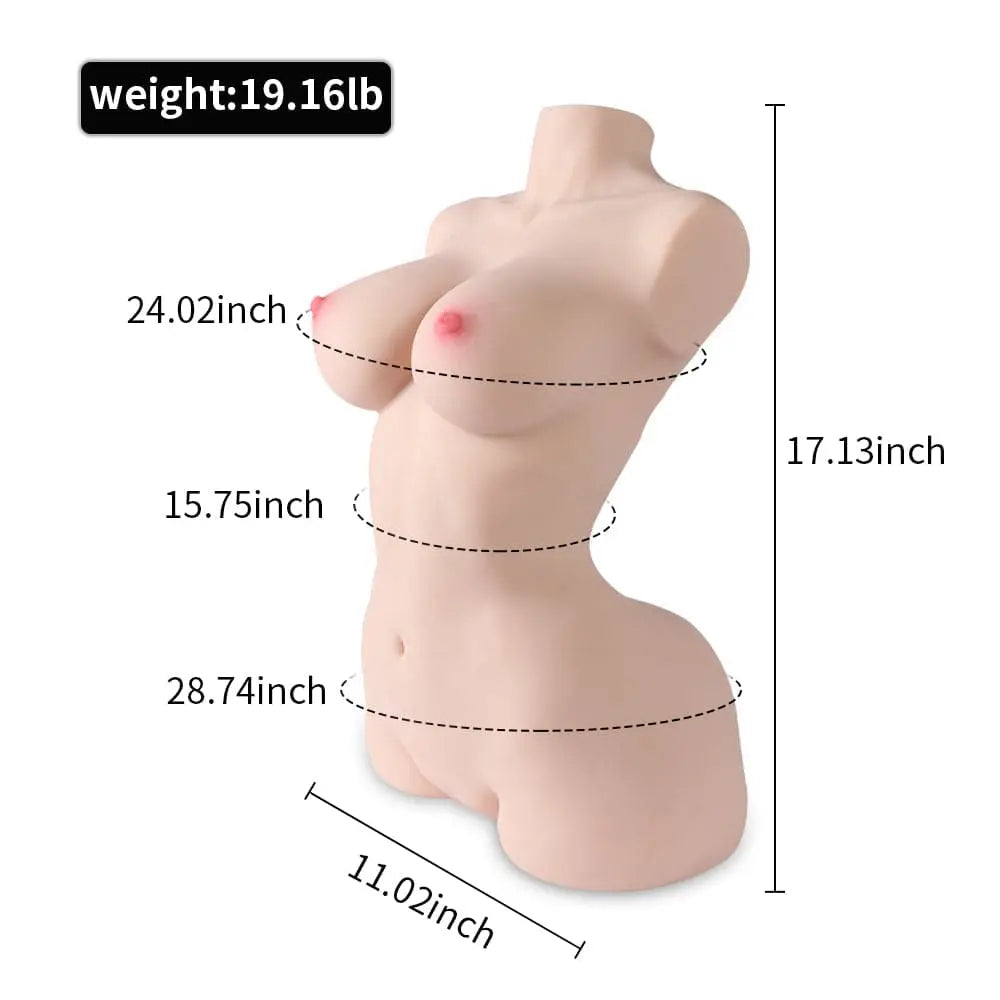 19.16lb Super soft gel breasts large breasts and realistic pussy ass for vaginal anal breast Sweetstoy