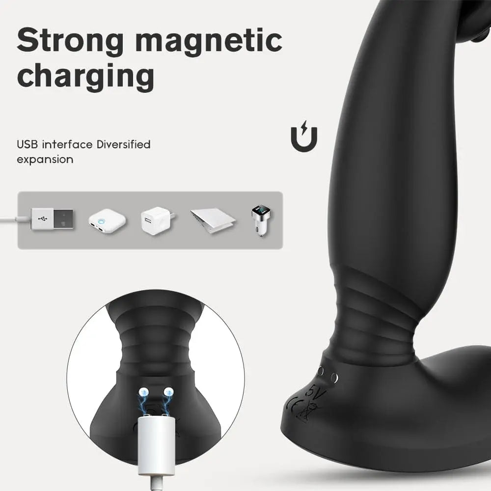 2-in-1 Waterproof Male Prostate Massager - Vibrating Sweetstoy