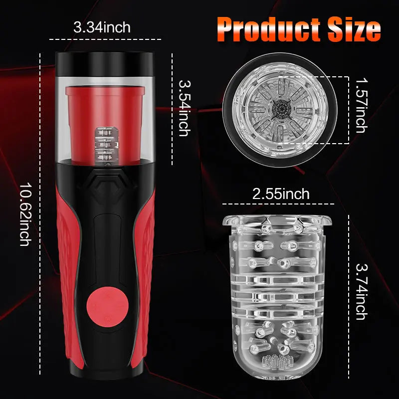 Hurricane - Automatic 5 Thrusting & Rotating for Penis Stimulation Masturbator Cup Sweetstoy