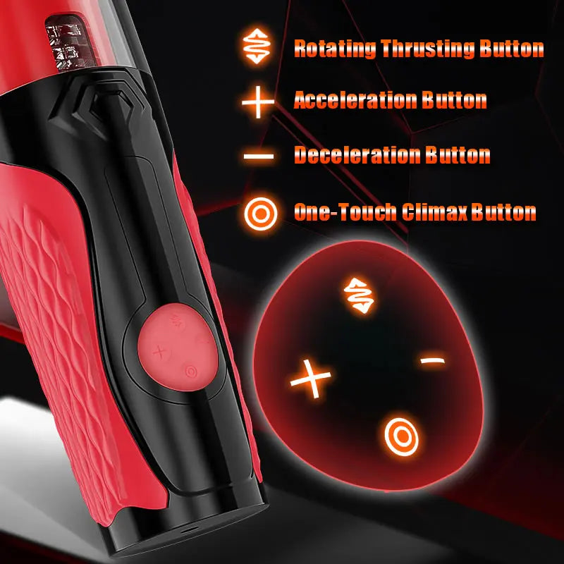 Hurricane - Automatic 5 Thrusting & Rotating for Penis Stimulation Masturbator Cup Sweetstoy