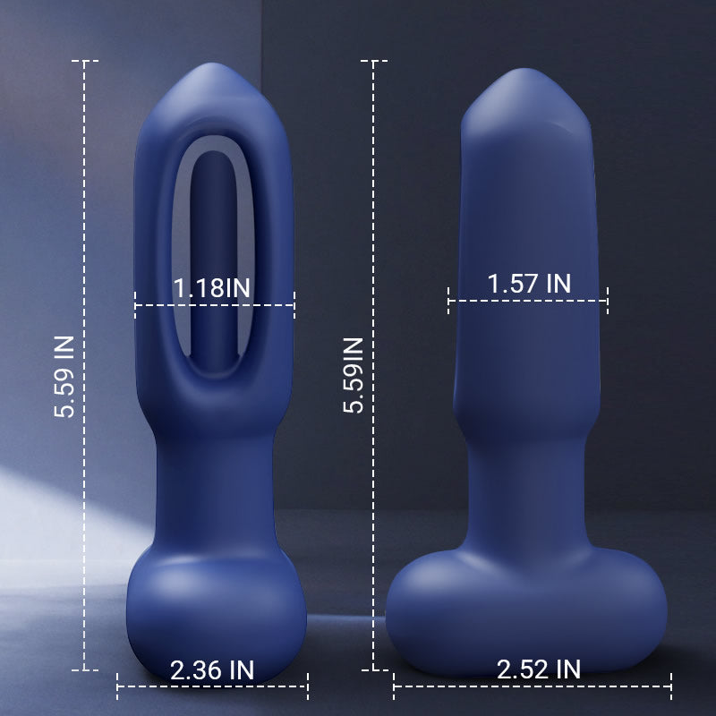 Ryza - 10 Tapping 10 vibrating Anal Therapy Toy with Remote Control