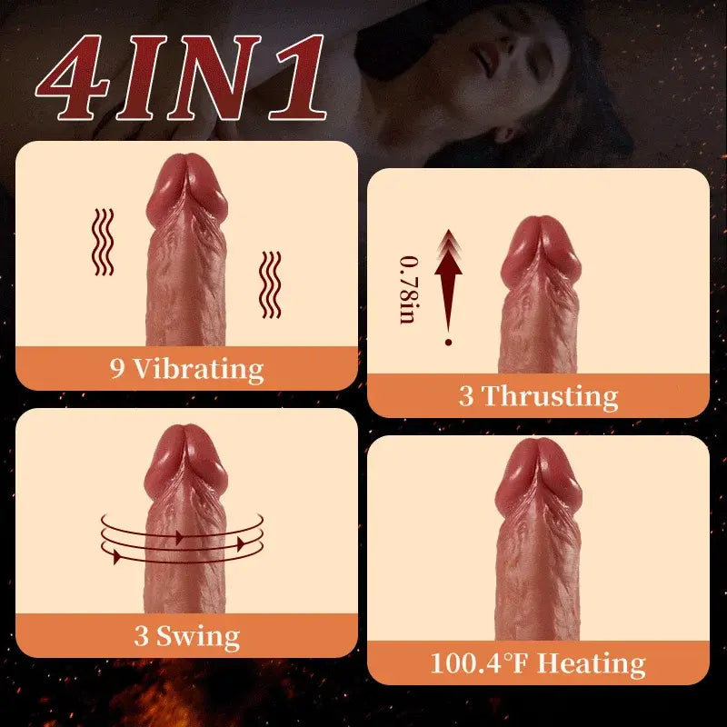 Liquid silicone simulation phallus —— stretching and swinging function Sweetstoy
