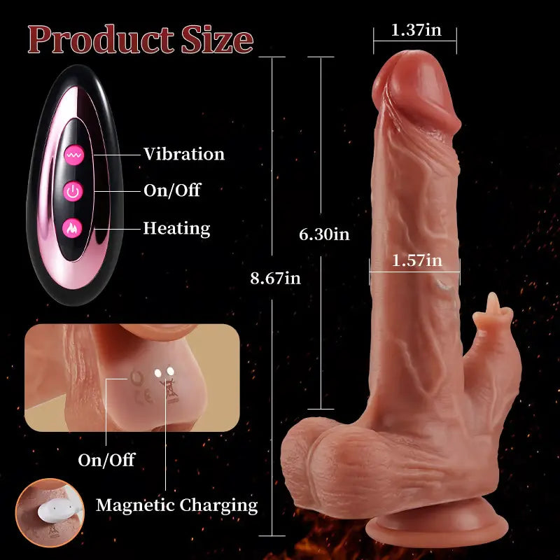 Liquid silicone simulation phallus —— stretching and swinging function Sweetstoy