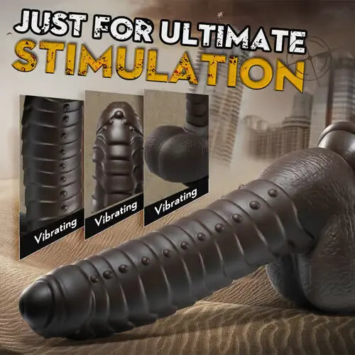 Rattlesnake 5 Vibrating 3 Thrusting Heating Function Fantastic Dildo Sweetstoy