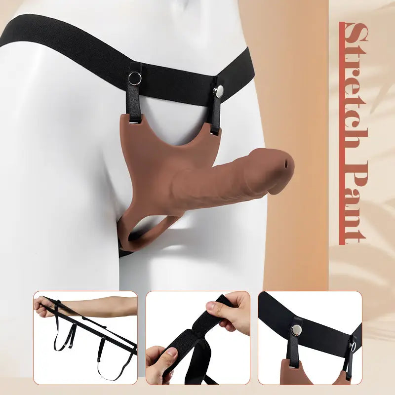 Unisex Lifelike Strap-on Dildo Penis Sleeve 6.70 Inch Sweetstoy