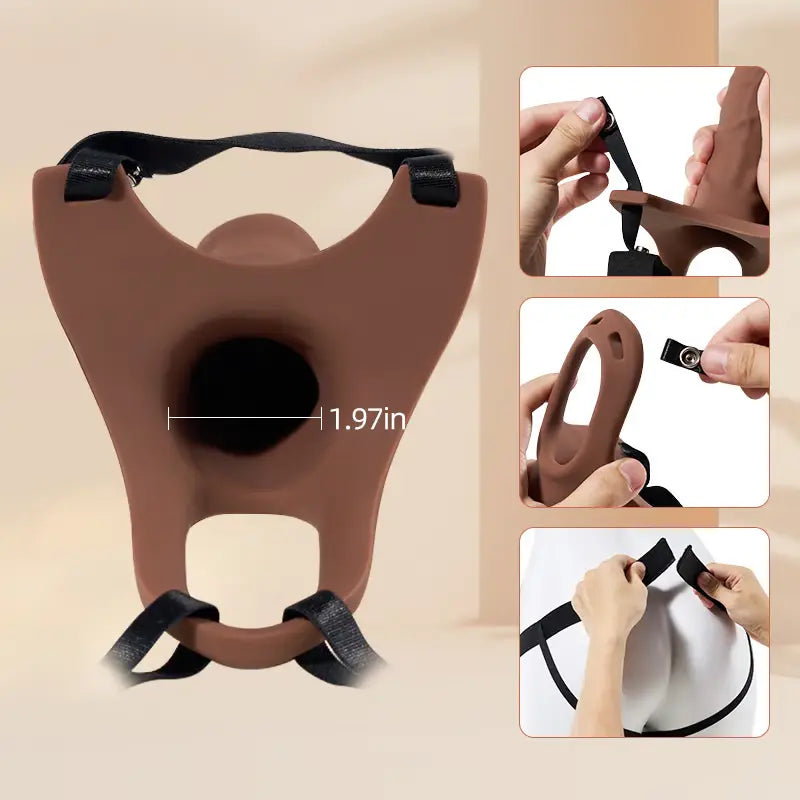Unisex Lifelike Strap-on Dildo Penis Sleeve 6.70 Inch Sweetstoy