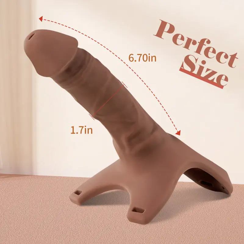 Unisex Lifelike Strap-on Dildo Penis Sleeve 6.70 Inch Sweetstoy