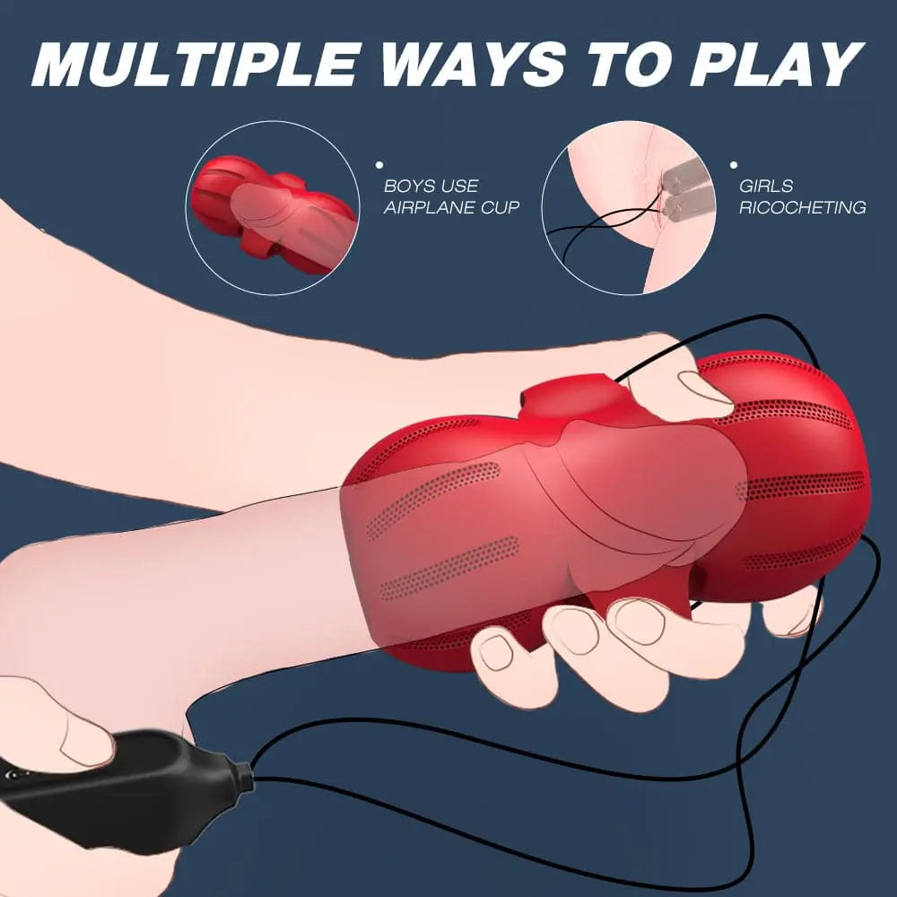 Multifunctional dual-channel masturbation cup Sweetstoy