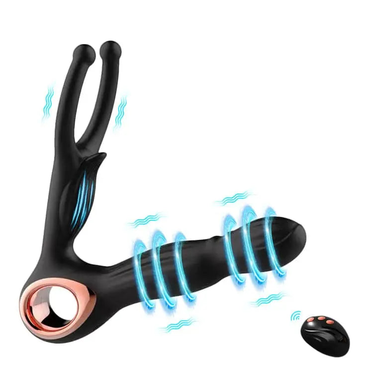 3 IN 1 Wireless Remote Control Male Prostate Massager & Anal Vibrator Sweetstoy