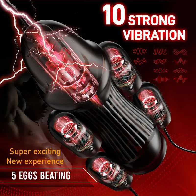 【PRO】 ten frequency remote control massage penis training masturbator Sweetstoy