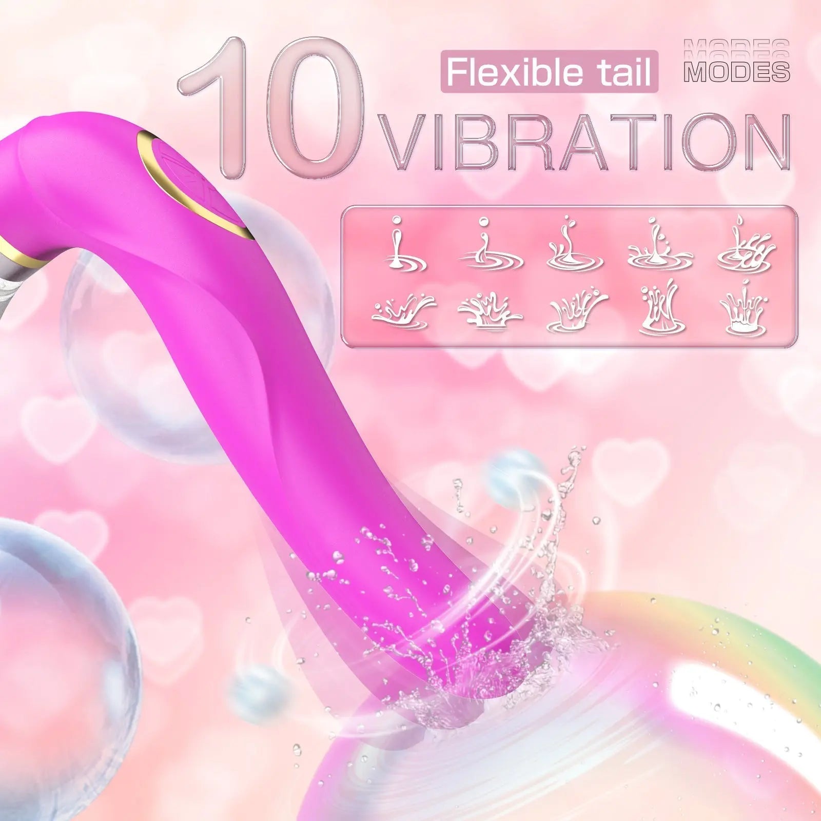 Big Size Tongue Licking Triple Stimulation Vibrator Sweetstoy