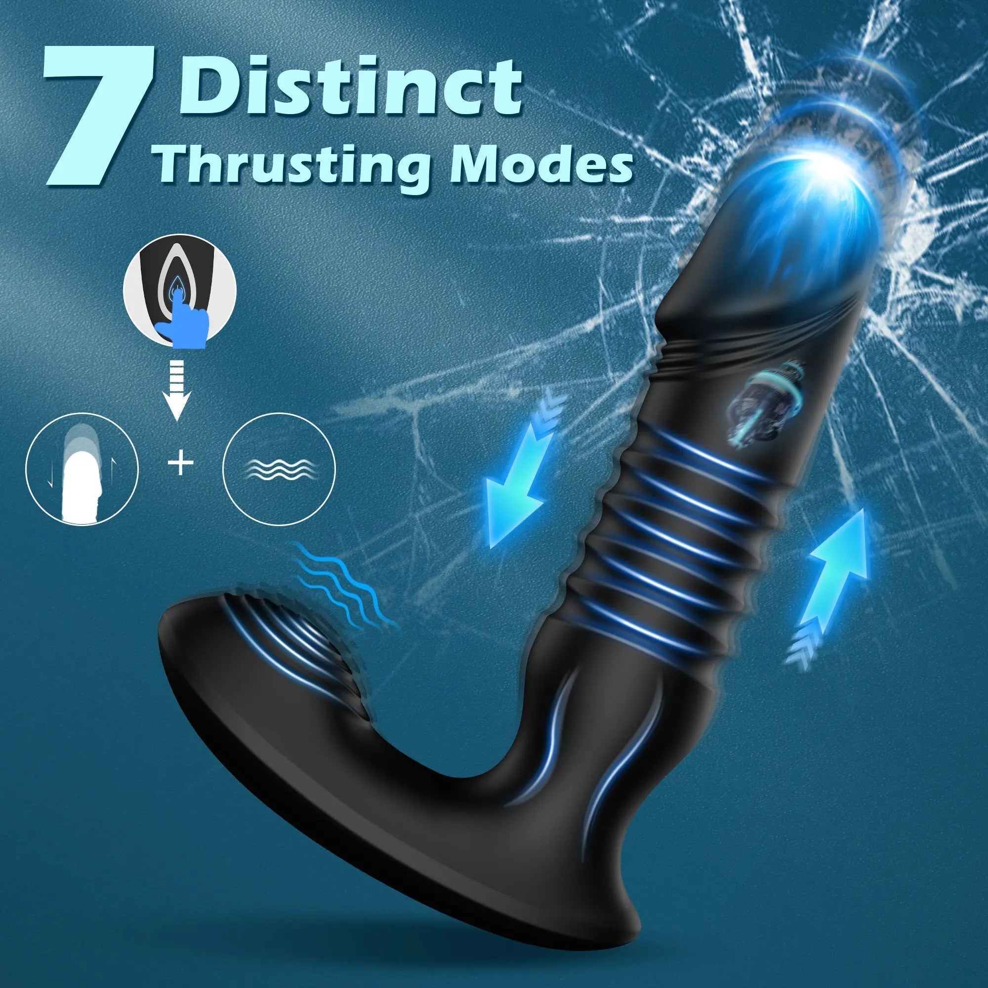 Alessandro - Thrusting Vibrating Prostate Massager None