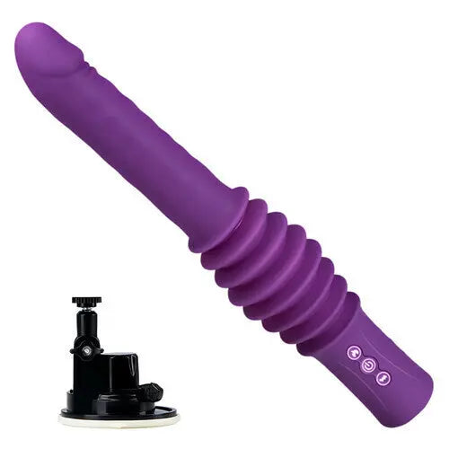 Powerful Adjustable Base Heating Thrusting Vibrating Dildo Machine 11.81 Inch Sweetstoy