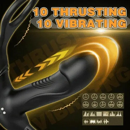 Finger Loop 10 Thrusting Vibrating Prostate Massager Sweetstoy