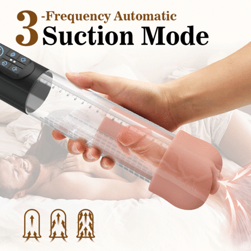3-in-1 Design 3 Vacuum Suction Automatic Suction Penis Pump Sweetstoy