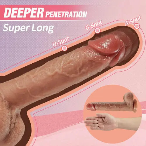 3 Swing & Thrusting & 9 Vibrating Life-like Dildo 9.84 Inch Sweetstoy