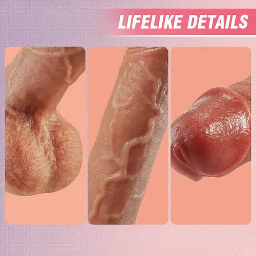 3 Swing & Thrusting & 9 Vibrating Life-like Dildo 9.84 Inch Sweetstoy
