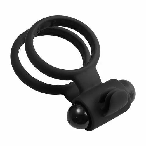 Vibrating Battery-Powered Cock Ring for Clitoris & Testicles Stimulation Lasting Stronger Vibrator Sweetstoy